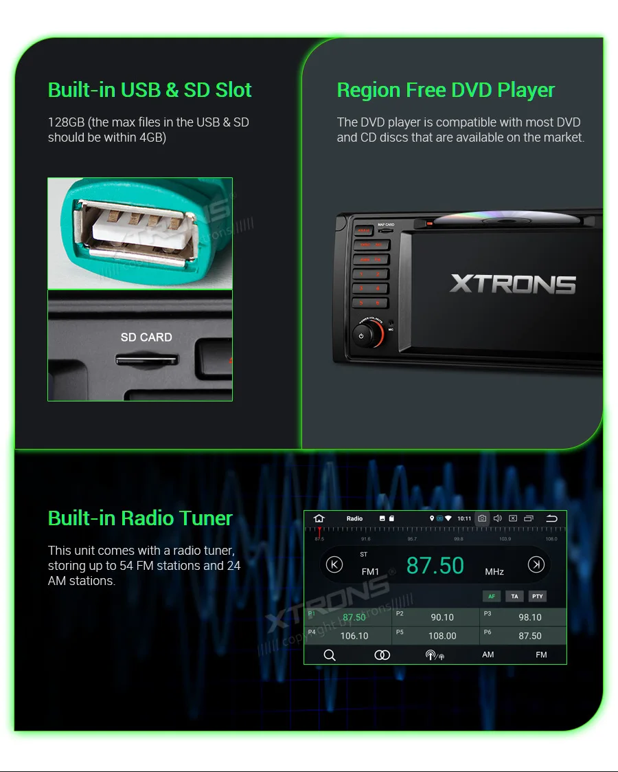 Flash Deal XTRONS Android 9.0 PX5 Octa Core Car Radio DVD Player GPS Navigation for BMW 7 Series E38 1994-2001 E39 1995-2003 M5 1999-2003 19