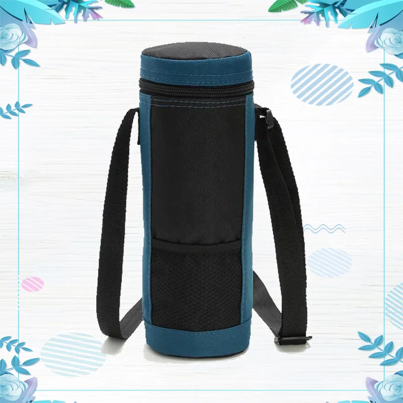 Blue-big size 8L/4L водонепроницаемый охладитель для бутылки воды сумка для переноски Изолированная Оксфорд для кемпинга пешего туризма пикника бутылка для воды напитков мешок для обеда - Цвет: Blue-big size