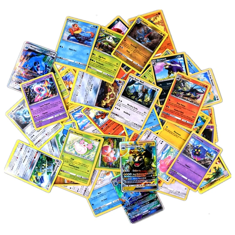 324 шт. 100 660 забавные французские английские карты pokemon gx MEGA Сияющие игра Боевая