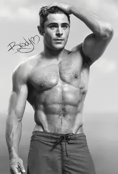 

Zac Efron Movie Actor Star 3 Silk Fabric Wall Poster Art Decor Sticker Bright