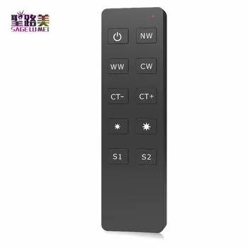 

R1/R2/RU4/RU8 10-Key RF Wireless Remote Controller 1 4 8 zone dimming For Skydance single color or dual color LED controller