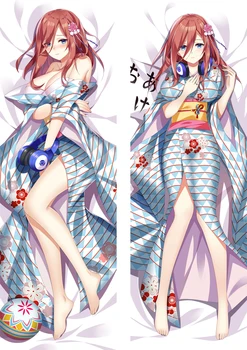 

2020 August Update The Quintessential Quintuplets Pillow Cover Case Sexy Girls Pillowcase Peach Skin 2 Way Throw Pillow case