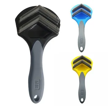 

New Hair Removal Comb for Dogs Cat Detangler Fur Trimming Dematting Deshedding Brush Grooming Tool For Dog Cat Beauty Tombs