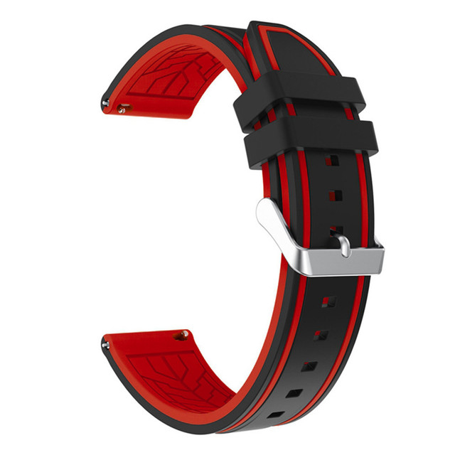 Release 20mm 22mm 24mm 26mm Silicone Band Strap Watchband for Samsung Galaxy Watch 42mm 46mm Active 2 S2 S3 Huawei gt 2