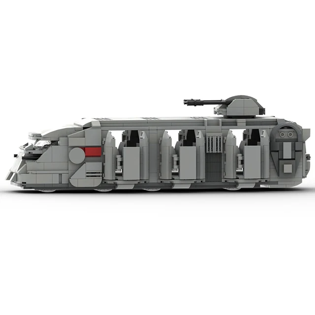 General Robot With Imperial Space Series Wars Troop Transport Building Blocks DIY Space Military Wars Assembly