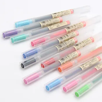 

Japanese Stationery MUJI Scrapbooking Colored Gel Pen 0.38 mm Sakura Pink Student Pen School and Office Writing Supplies