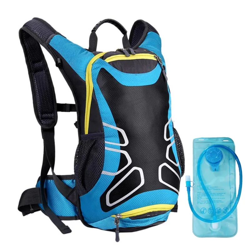 BlueBag x WaterBag Сумка для велосипеда Сверхлегкий Водонепроницаемый спортивный рюкзак 15л Большой Вместительный рюкзак для велоспорта MTB рюкзак на выбор сумка для воды - Цвет: BlueBag x WaterBag