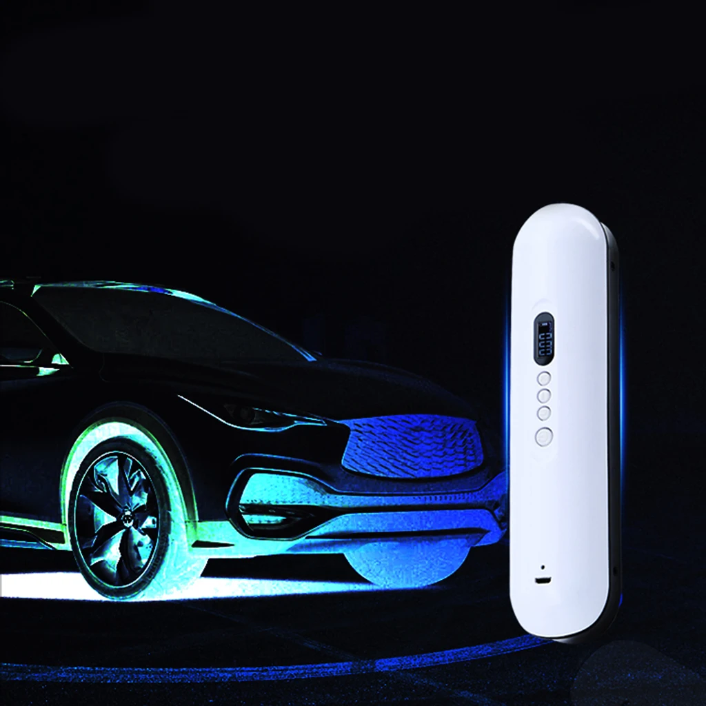 1pc 120PSI Cordless Car Air Compressor Pump Portable Inflator Car Tyre Pump Wireless Air Compressor Car Bike Dropship Good