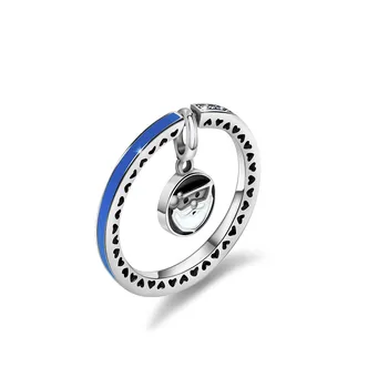 

NEW Original Design 100% 925 Sterling Silver Black Santa Claus Ring For Women's Fashion Pendant Ring DIY Gift preference