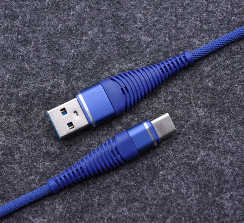 Usb быстрая зарядка нейлоновая оплетка кабели мобильный 2.4A для Apple мобильный телефон зарядный кабель для Xiaomi 9 samsung S9