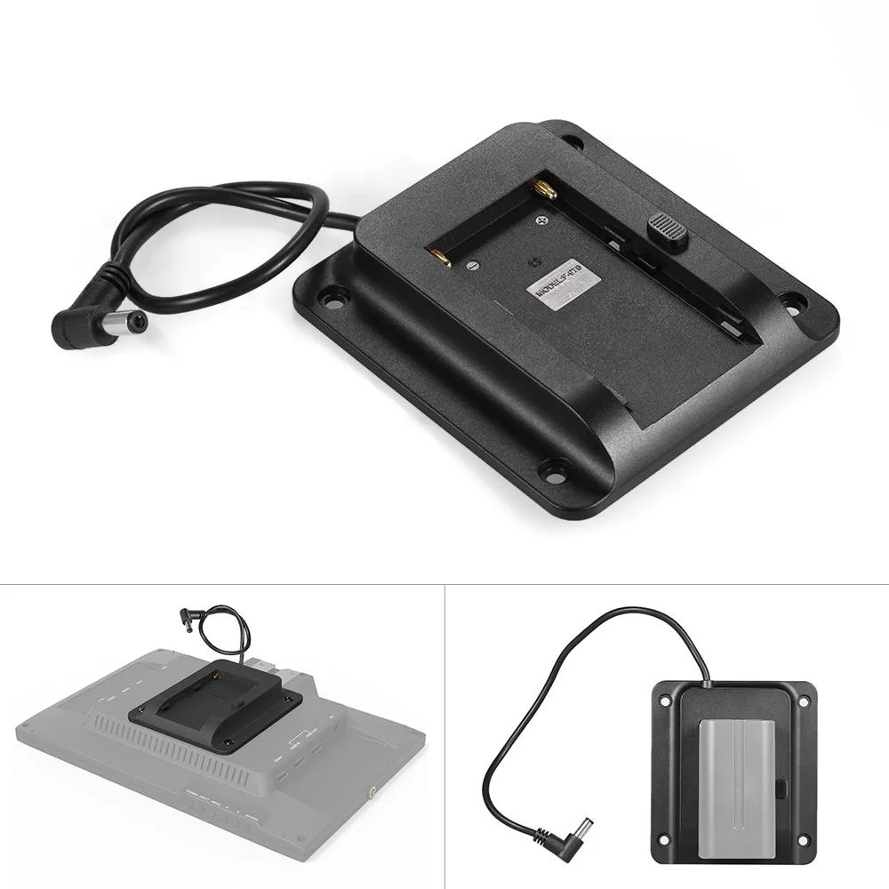 

Battery Adapter Base Plate for Lilliput FEELWORLD Andoer Monitor Compatible for Sony NP-F970 F550 F770 F970 F960 F750 Battery