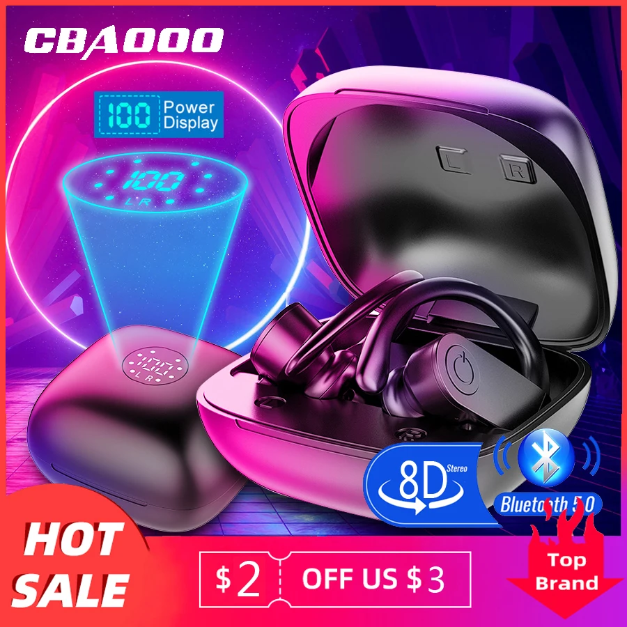 Беспроводные наушники CBAOOO B11 Bluetooth 5 0 в TWS стереонаушники свободные руки