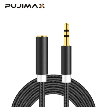 

PUJIMAX 3.5 Audio Cable 3.5mm Speaker Line Aux cord for iPhone 6 Samsung galaxy s8 Car Headphone for Xiaomi redmi 4x Audio Jack