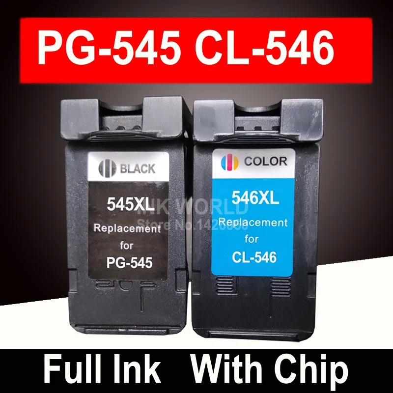Seleccione Igualmente testigo Compatibles para Canon PG 545 CL 546 545XL 546XL de alta capacidad y Color  negro Pixma tinta de impresora cartucho PG545|Cartuchos de tinta| -  AliExpress