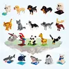 Mini blocs de construction 3D modèle de diamant Animal Micro briques chien chat oiseau orignal loup Panda aras jouets pour enfants cadeaux d'anniversaire ► Photo 2/6