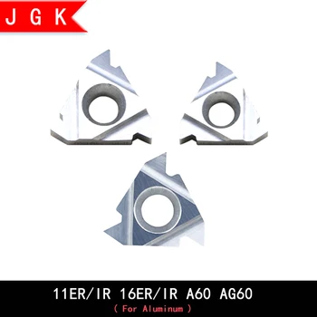 

Thread inserts 11er 11ir 16er 16ir a55 a60 g55 g60 ag55 ag60 turning tool SER bar rod thread insert Processing of aluminum