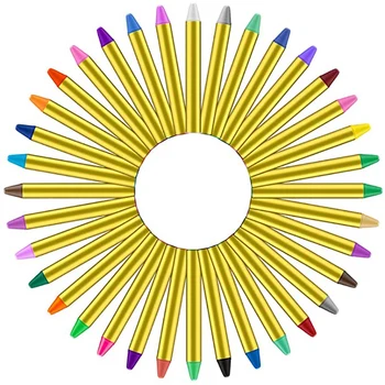 

Children's Facial Crayons, 36 Makeup Sticks, Professional Facial Painting Kits for Halloween or Birthday Parties