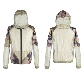 

New Arrival Fishing Clothings Vest Outdoor Mosquito Repellent Suit Bug Mesh Hooded Suits Hunting Camping Anti-Mosquito Top