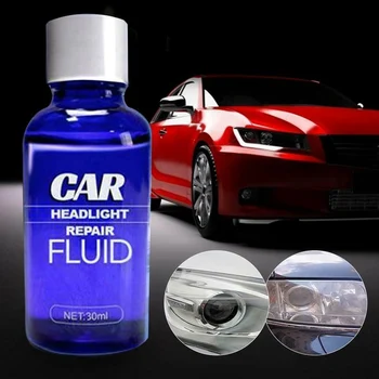 

30ML Universal Car Headlight Scratches Remover Retreading Spray Maintenance Tool Auto Head Light Polish Repair Fluid Clean Tools