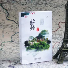 [Suzhou Impression] садовая пейзажная открытка, университетские пейзажи, памятники, открытки, отправьте друзьям подарок оптом