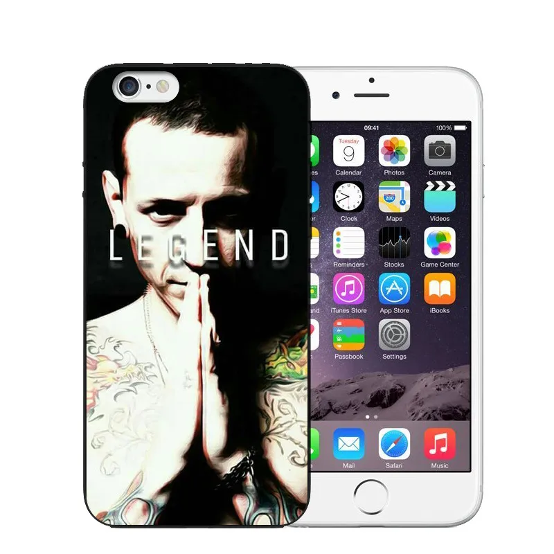 Чехол для телефона KETAOTAO Linkin Park Честера БЕННИНГТОНА s для samsung S3 S4 S5 S6 S7 S8 S9 NOTE 4 5 7 8 чехол из мягкого ТПУ резины силикона - Цвет: Черный
