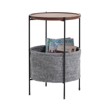 

Nordic Bedrooms Simple Sofa Corner Several Ins Bedside Table Moving Metal Iron Art Light Luxury Small Tea