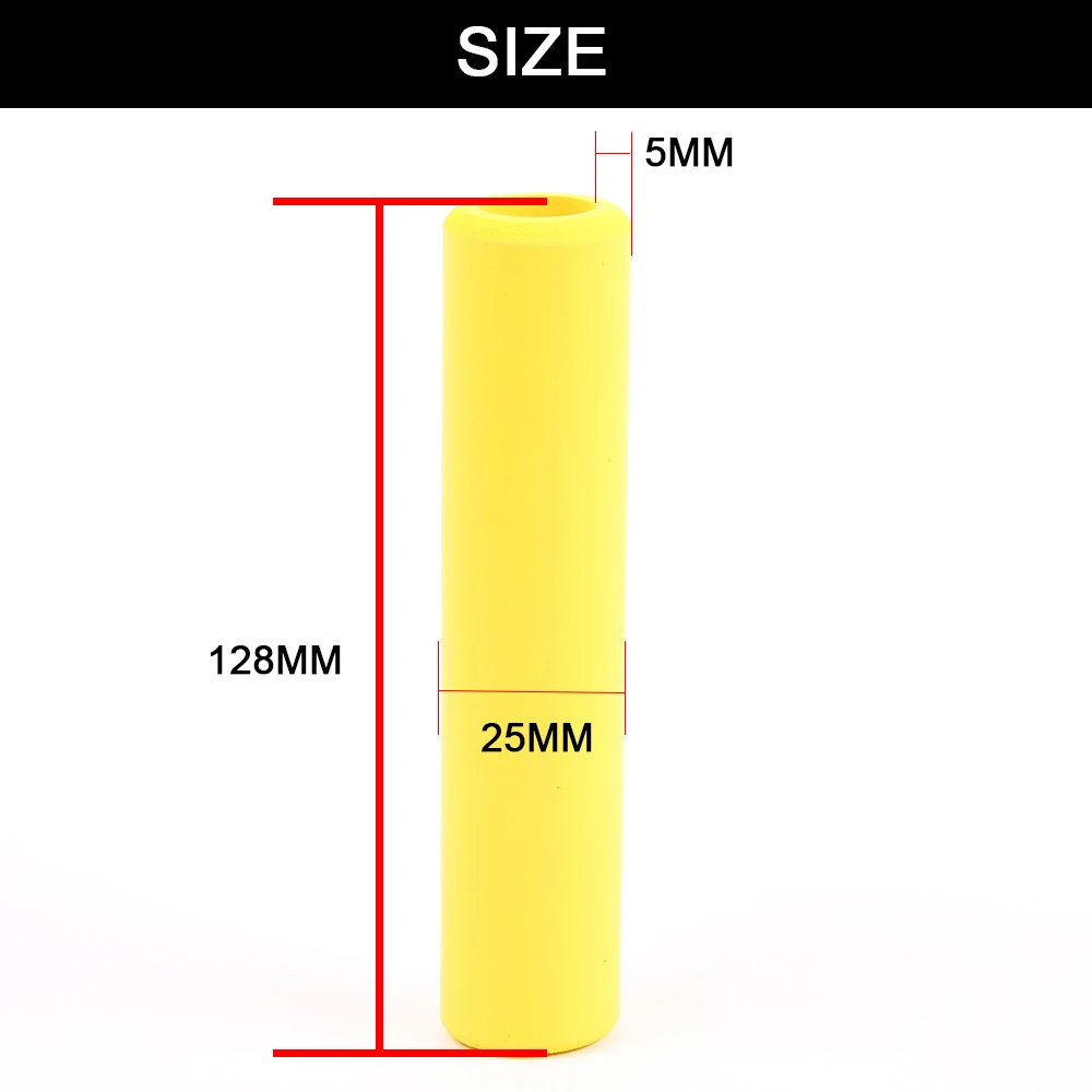 1 пара велосипедных мягких поролоновых губчатые накладки на ручки, покрытие для горного велоспорта, аксессуары для горного велосипеда, силиконовая противоскользящая ручка