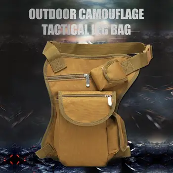 

Leg Bag Outdoor Military Travel Waist Backpack Sports Bag Waist Pouch Convenient Fashion 800D Oxford Cloth Pocket
