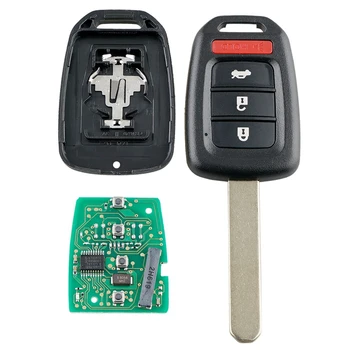 

Car Smart Remote Key 4 Buttons Car Key Fob Fit for Honda Civic 2014 2015 2016 2017 313.8Mhz Mlbhlik6-1T