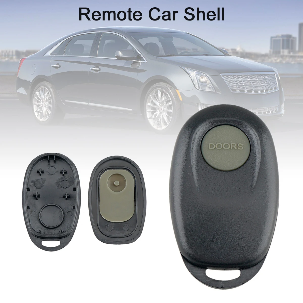 1 Button Black Smart Plastic Car Remote Key Shell Durable Auto Intelligent Car Key Case Fit for Toyota Camry /Avalon /Conquest