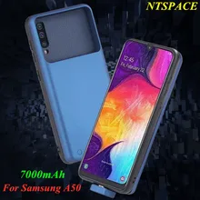 Расширенный телефонный контейнер для аккумуляторных батарей 7000 мАч портативный банк питания чехол для подзарядки для samsung A50 резервный аккумулятор зарядный чехол