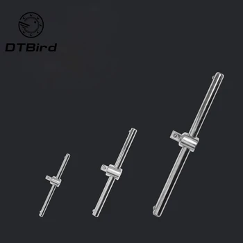 

1PC Sliding Rod Socket Large 1 / 2 Medium 3 / 8 Small 1 / 4 Flying Guide Rail Force Bar Pipe Wrench Extension Rod Sliding Rod