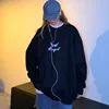 Autumn Men Colorful Laser Reflective Angel Wings Long-Sleeved Pullover Hoody Men Women Couple Oversize Loose Matching Sweatshirt ► Photo 2/6