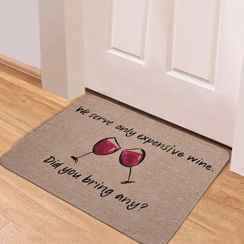 

Rubber Anti-slip Felt Doormat Slow Rebound Living Room Non-Slip Mats Tapete Water Absorption Carpet Bath Mat