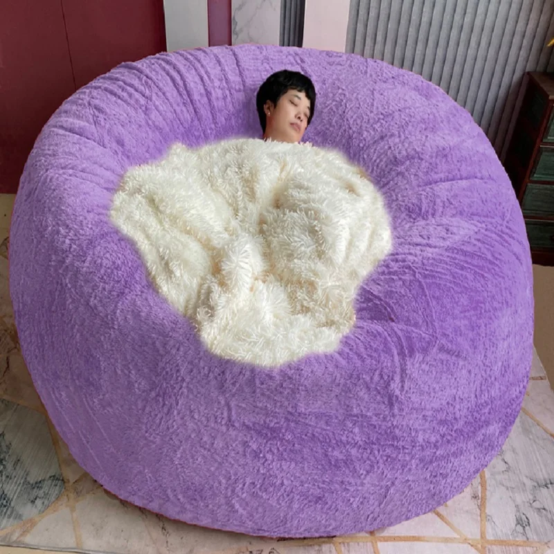 Dropshipping gigante Beanbag copridivano Pouf No farcito Big XXL Bean Bag  sedia letto Puff Seat Pouf divano Futon Relax Lounge Furn - AliExpress