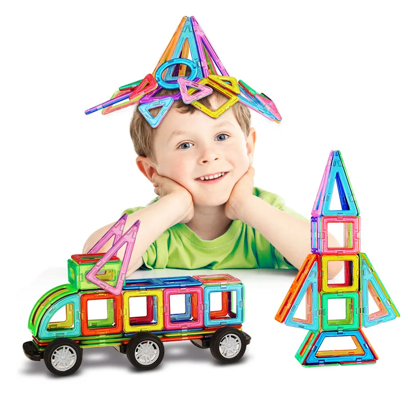 

Manufacturers Direct Selling Magnetic Building Blocks Toy 3-10 a Year of Age Children Assembled Take Boys And Girls Magnetic Mag