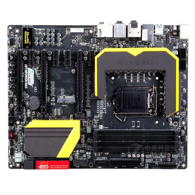 Материнская плата для компьютера Z87 MPOWER MAX USB3.0 SATAIII LGA 1150 DDR3 | Компьютеры и офис