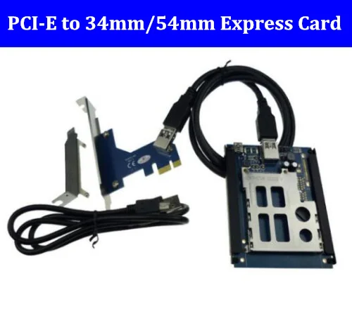 PCI-E PCIe к expresscard адаптер PCI Express expess 34 мм или 54 конвертер Комплект расширения |
