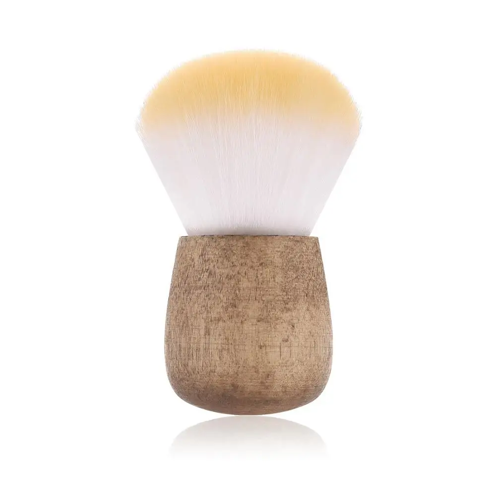 

Mushroom Makeup Brush Big Unpolished Natural Wood Powder Foundation Blush Highlighter Facial Cute Fiber Base Brochas Maquillaje