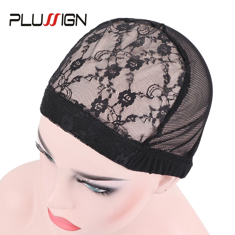 

Famous Plussign Wig Caps For Making Wigs U Part Dome Cap With Swiss Lace For Ventilating Hair Mesh Dome Cap Wave Caps