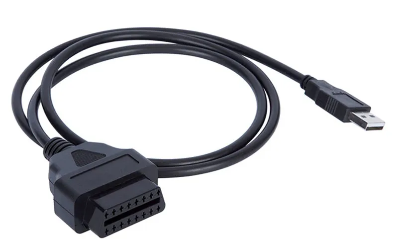 AZGIANT автомобильный OBD2 Женский к USB кабель для вождения компьютера OBD USB Удлинительный кабель 1 метр удлинитель