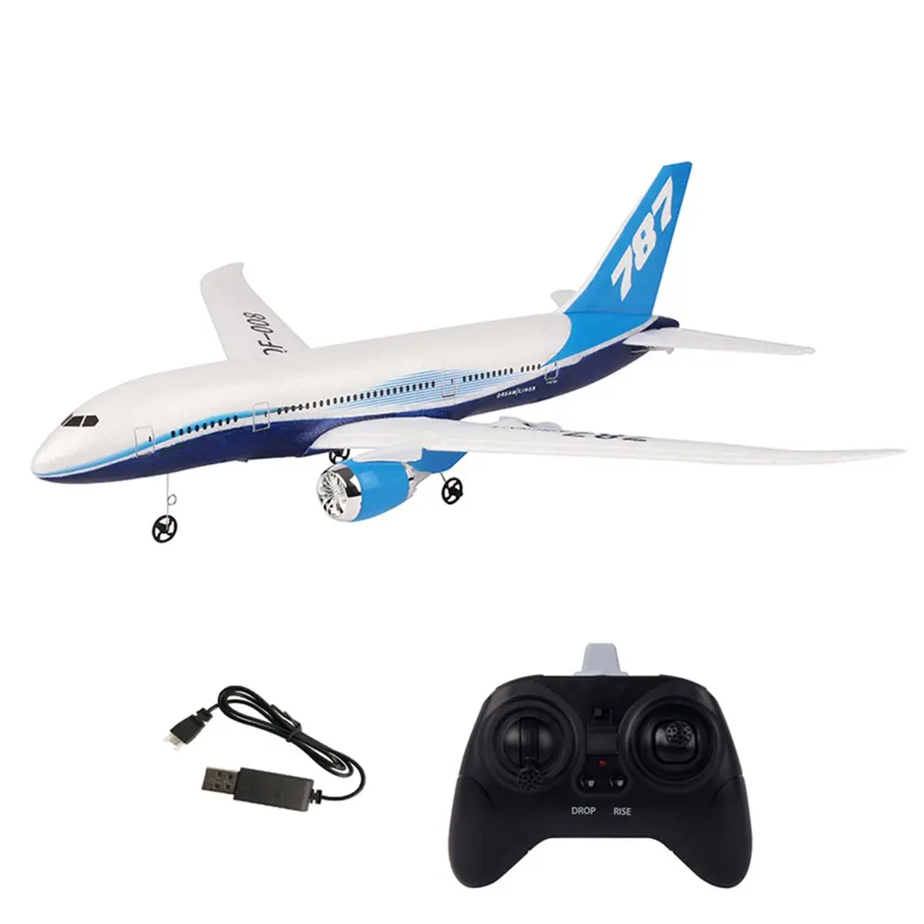 QF008-Boeing 787 2,4 GHz 3CH EPP RC Самолет 550 мм размах крыльев с фиксированным крылом RTF весы аэромодели Самолеты дистанционного управления - Цвет: 1 Battery