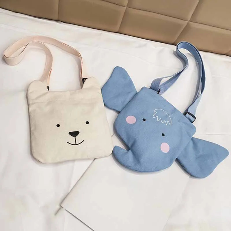 Дети мультфильм Животные дизайн сумка через плечо модная для девочек Детская сумка через плечо