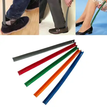 

1Pcs Shoehorn Durable Long Handle Shoe Horn Easy Shoe Horn For Mulitifunction Plastic Shoe Spoon 4 Color For Choose