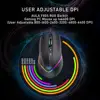 AULA F805 RGB Gaming Mouse Wired 6400DPI 7 Programmable Buttons Backlit Ergonomic Gamer Mouse for Laptop Desktop PC Computer ► Photo 3/6