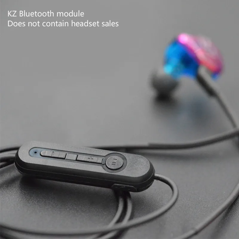KZ ZST/ZS3/ZS5/AS10/ZS6/ZS10/ZSA/ES4 Bluetooth 4.2 Wireless Upgrade Module Cable Detachable Cord Applies KZ Original Headphones
