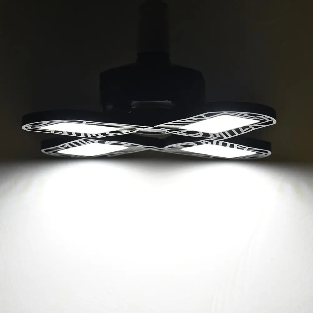 120W 12000lm E26//E27 LED Garage Shop Work Light Ceiling Fixture Deformable Lamp