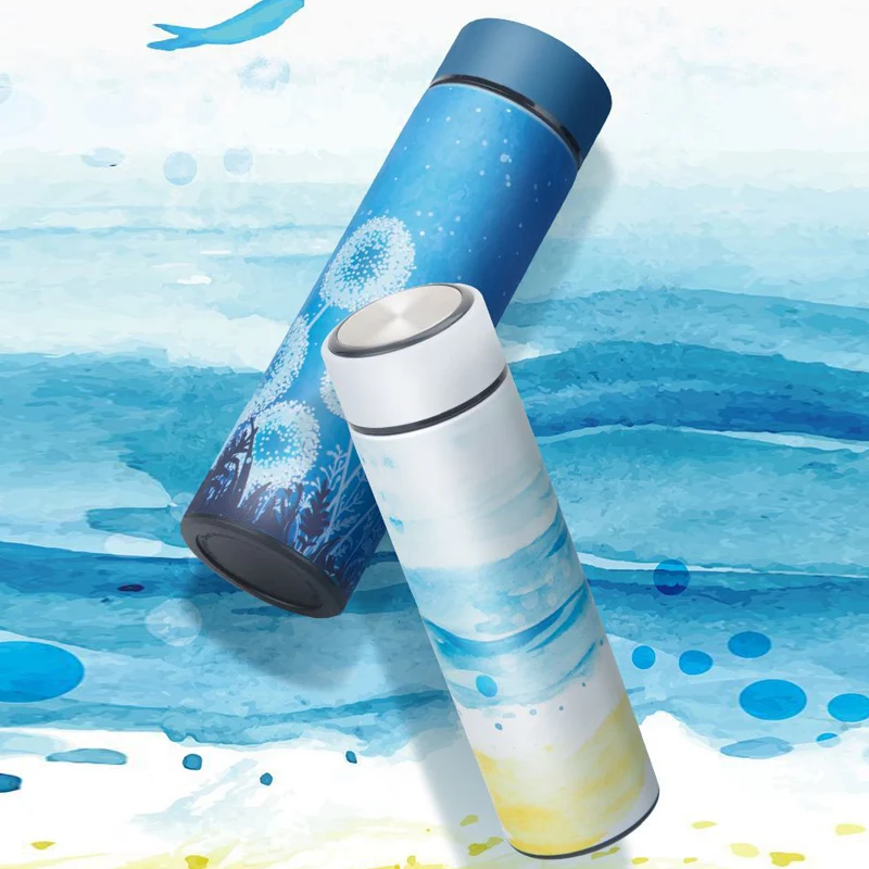 Stainless Steel Water Bottle Insulated Wide Mouth Cap Vacuum Drinking Portable for Travel ASD88