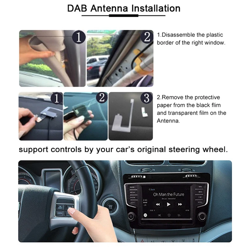 Новый USB адаптер DAB для Ford Peugeot Honda Для Toyota Jaguar Nissan|Аксессуары GPS| |