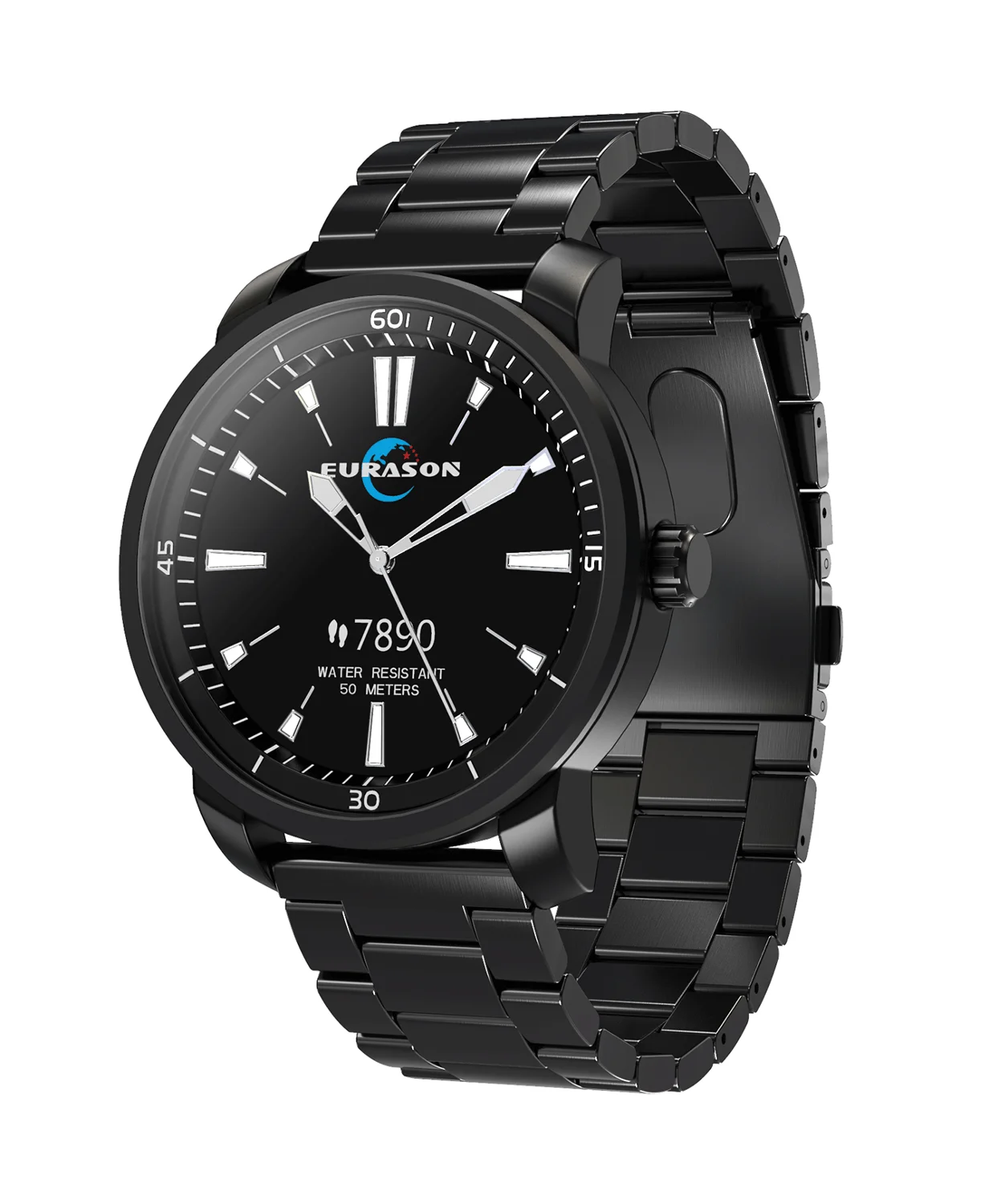 GOLDENSPIKE DT88 Смарт-часы для мужчин водонепроницаемый пульсометр кровяное давление спортивные Смарт-часы для Android IOS Телефон в возрасте - Цвет: black steel